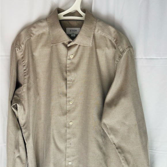 Eton brown dress shirt in great condition - Picture 6 of 7